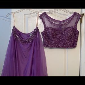 LAVENDER HOMECOMING DRESS